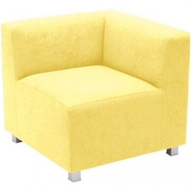 Kampinė sofa su atlošu, h 35 cm, įvairių spalvų 3