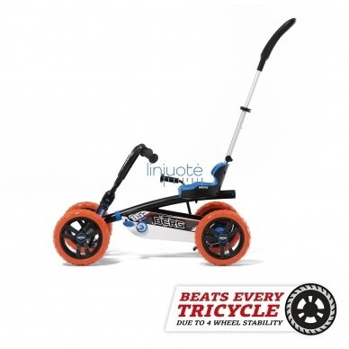 BERG PEDALINIS KARTINGAS 2IN1 "BUZZY NITRO" DVIRATIS, 24.32.00.00 3