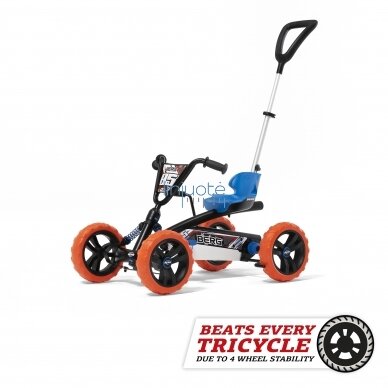 BERG PEDALINIS KARTINGAS 2IN1 "BUZZY NITRO" DVIRATIS, 24.32.00.00 4