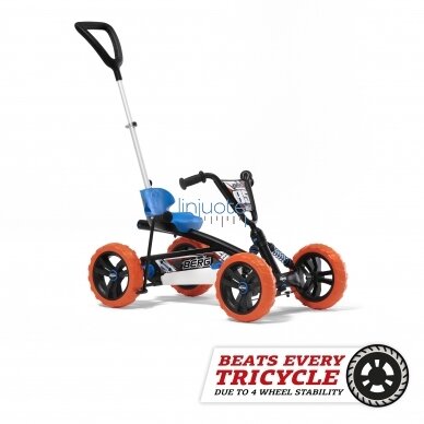 BERG PEDALINIS KARTINGAS 2IN1 "BUZZY NITRO" DVIRATIS, 24.32.00.00 7