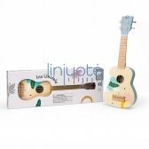 CLASSIC WORLD MEDINĖ UKULELĖ, VAIKIŠKA GITARA, MĖLYNA, CW40560