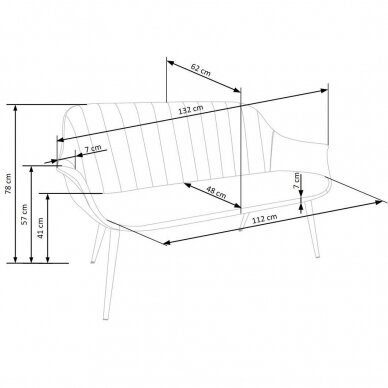 TAMSIAI ŽALIA MINKŠTA SOFA, FB-ELEGANCE_2_XL 10