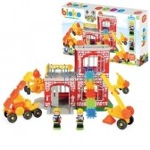 MOCHTOYS EŽIUKAI PIN BRICKS FIRE BRITAIN DĖŽUTĖJE 100 VNT. + 2 FIGŪROS, 12208