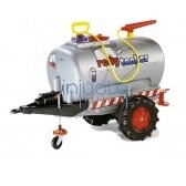 "ROLLY TOYS ROLLYTRAILER" CISTERNINĖ PRIEKABA SU PURKŠTUVU IR SIURBLIU, 122776