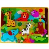 TOOKY TOY MONTESSORI MEDINĖ DĖLIONĖ GYVŪNAI MIŠKE, TH633